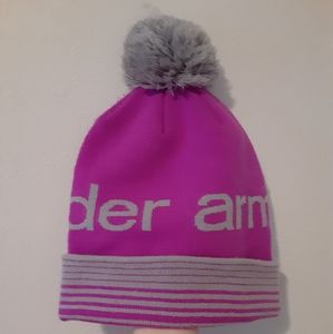 Purple Under Armour Beanie